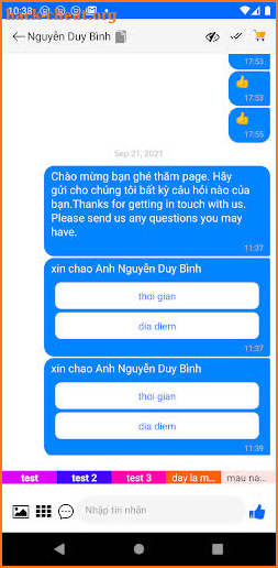 Fchat - Chatbot Messenger, Instagram, Zalo screenshot