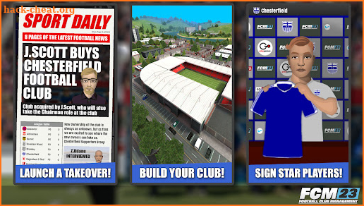 FCM23 Soccer Club Management screenshot