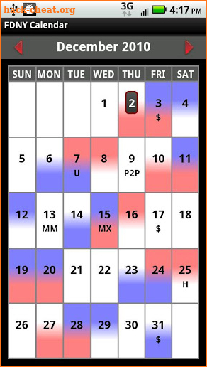 FDNY Scheduler screenshot