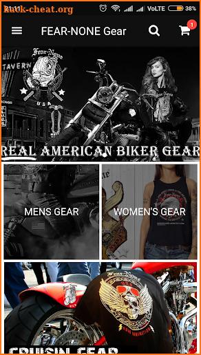 FEAR-NONE Motorcycle Gear screenshot