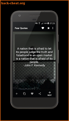 Fear Quotes screenshot