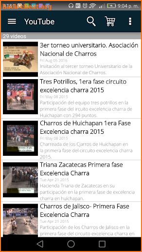 Federación Mexicana de Charrería screenshot