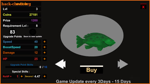 Feed & Grow Devils Piranha Simulator screenshot