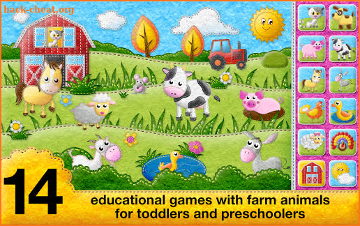 Feed Animals: Toddler games for 1 2 3 4 years olds screenshot