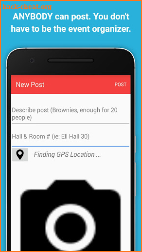 FeedShare - Find & Share Free Food On Campus screenshot