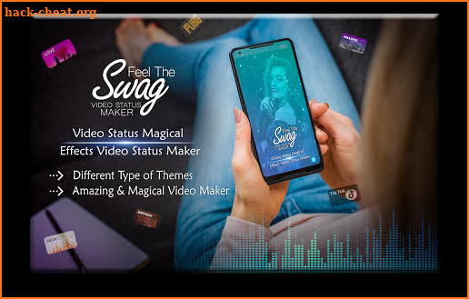 Feel The Swag - Magical Lyrical Video Status Maker screenshot