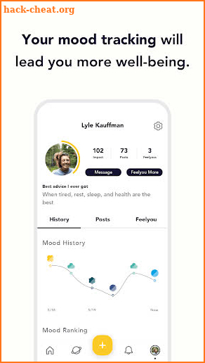 Feelyou: Social mood diary screenshot