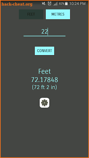 Feet Meters Converter screenshot