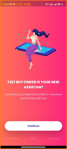 FeetFinder screenshot