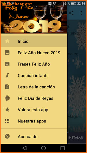 Felicitaciones Año Nuevo 2019 screenshot