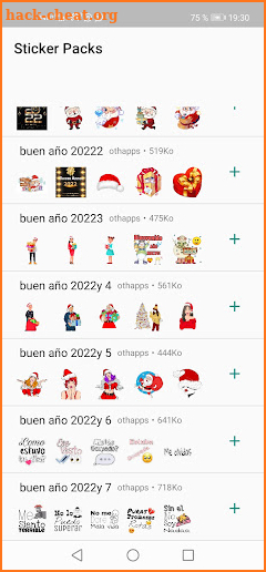 Feliz Año Nuevo 2022 WAStiApps screenshot