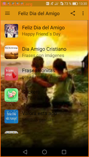 Feliz Dia del Amigo screenshot