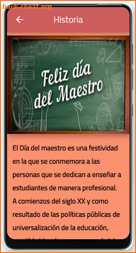 Feliz Día del Maestro screenshot