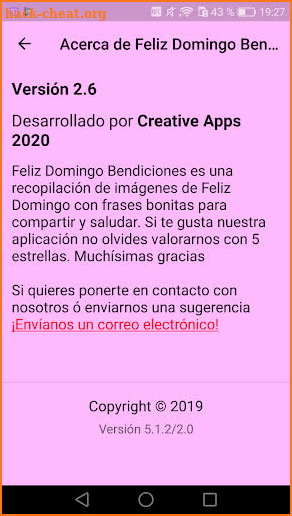 Feliz Domingo Bendiciones screenshot