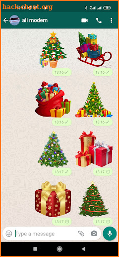 Feliz Navidad Stickers 2021 WAStickerApp screenshot