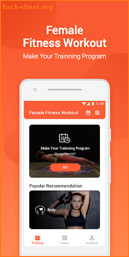 Female Fitness Workout screenshot