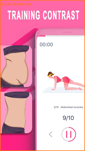 Female Flat Tummy Workout screenshot