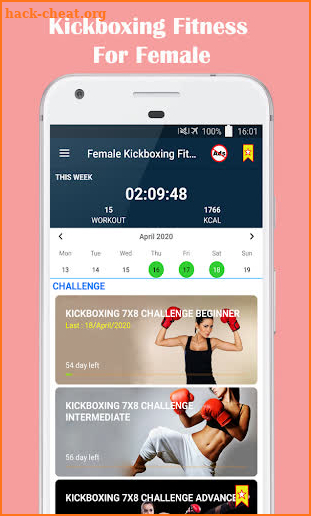 Female Kickboxing Fitness - Self Defense screenshot