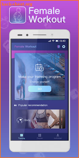 Female Workout screenshot
