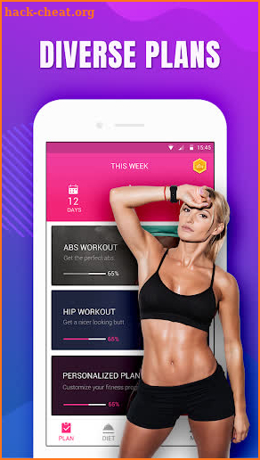 Female Workout at home - lose weight in 28 days screenshot