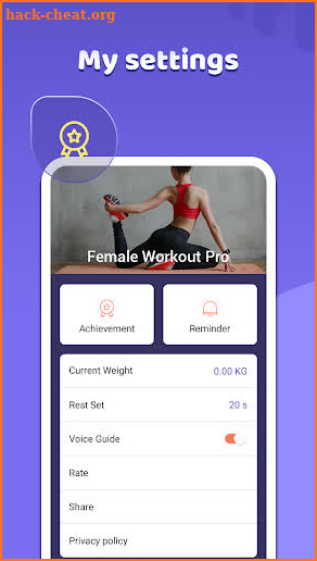 Female-Workout Pro screenshot