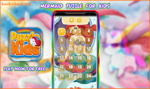 🧜‍♀️Mermaid Puzzles for Kids - Jigsaw Puzzles 👸 screenshot