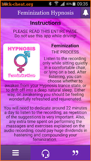 Feminization Hypnosis screenshot