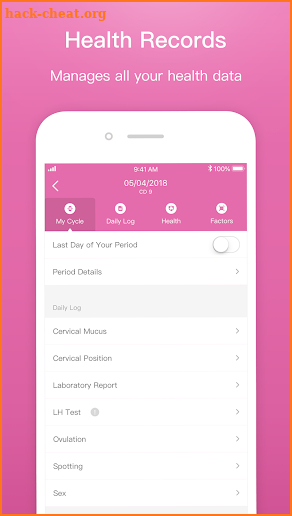 Femometer - Fertility Tracker screenshot
