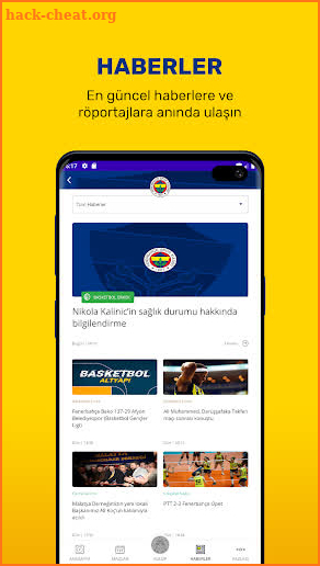 Fenerbahçe SK screenshot