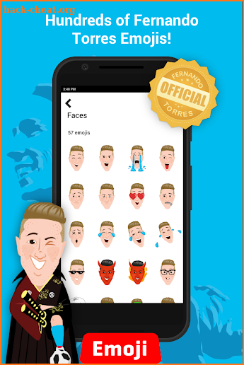 Fernando Torres Emoji Futbol Player screenshot