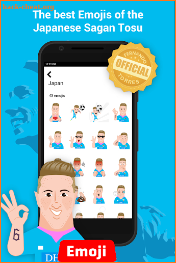 Fernando Torres Emoji Futbol Player screenshot