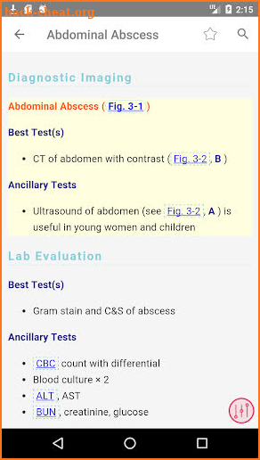 Ferri's Best Test Guide to 300+ lab tests & ~ cost screenshot