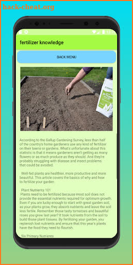 Fertilizer Knowledge screenshot