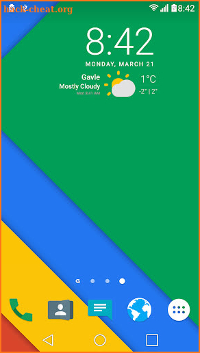 Fervor theme for Chronus Weather Icons screenshot