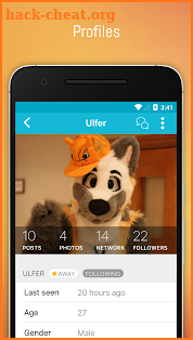 FERZU - Furries Social Network screenshot