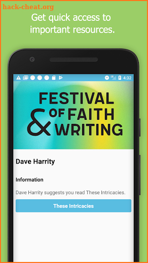 Festival of Faith & Writing screenshot