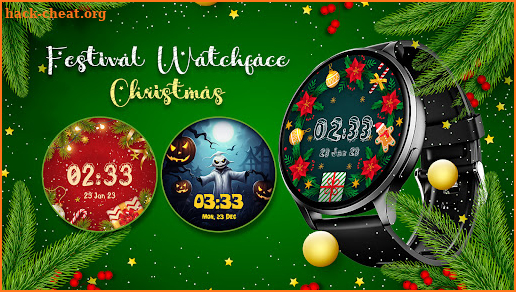 Festival Watchface - Christmas screenshot