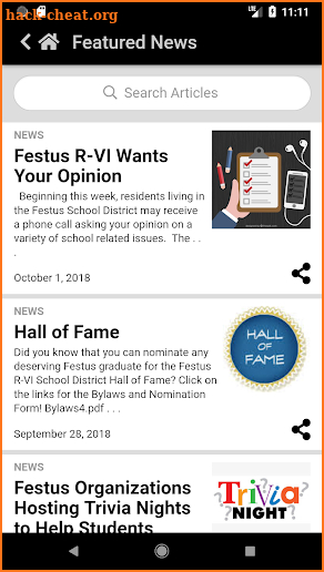 Festus R-VI screenshot