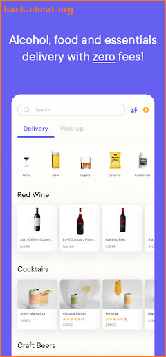 Fetcha—Alcohol & Food Delivery screenshot