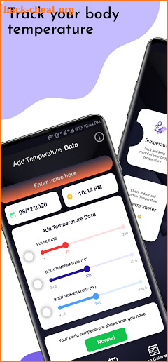 Fever Check Thermometer Diary – Body Temperature screenshot