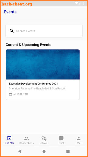 FFCA Events screenshot