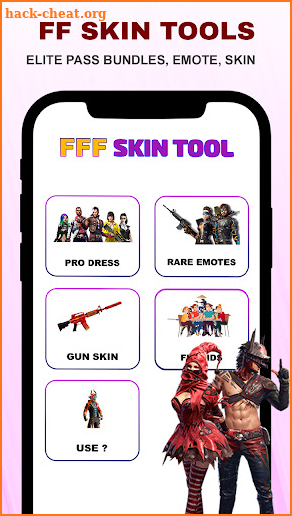 FFF Elite Pass & Skin Tools screenshot