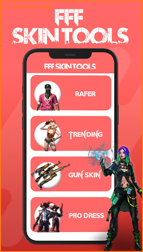 FFF FF Skin Tool screenshot