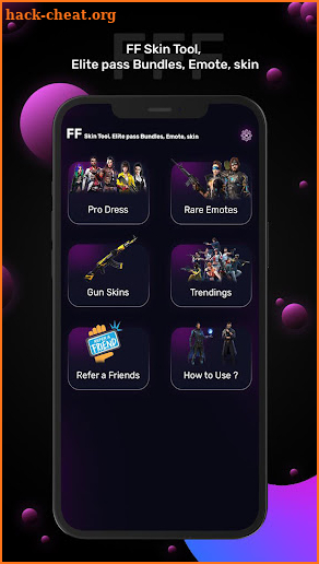 FFF FF Skin Tools Elite Zone screenshot