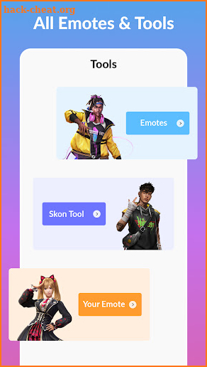 FFF Skin Emotes & Bundles screenshot