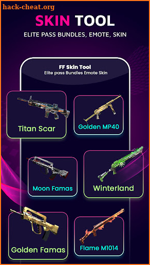 FFF Skin Tool, Elite Bundles screenshot