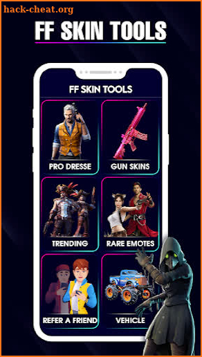 FFF Skin Tool, Emote, skin App screenshot