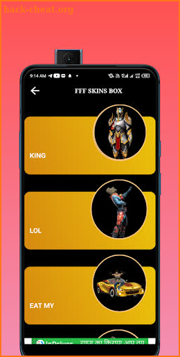 FFF Skins Box screenshot
