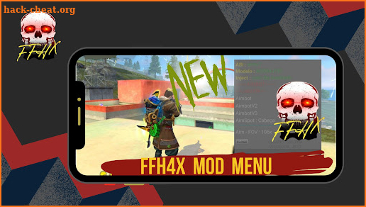 ffh4x mod menu ff screenshot