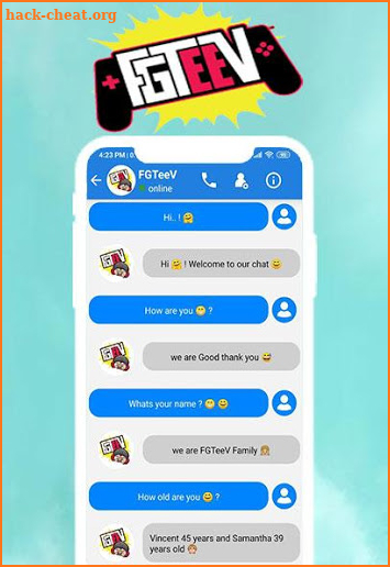 FGteev Call and Chat Simulator screenshot